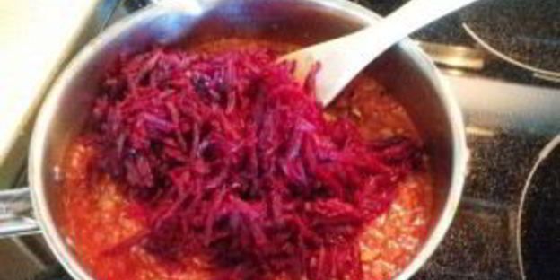 борщ с мясом