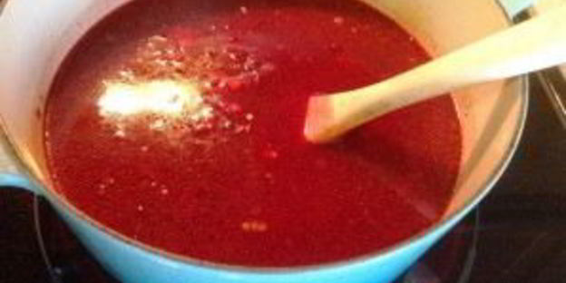 борщ с мясом