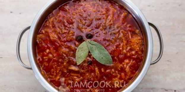 борщ с пекинской капустой