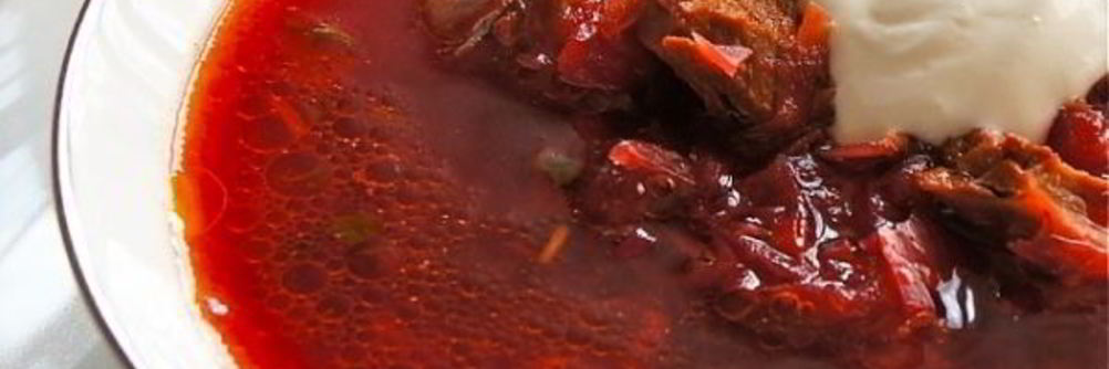 Борщ с телятиной