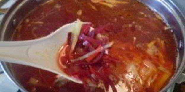 борщ с уткой