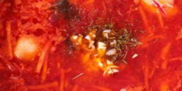 борщ со свеклой без капусты