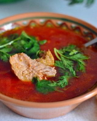 Борщ со свеклой