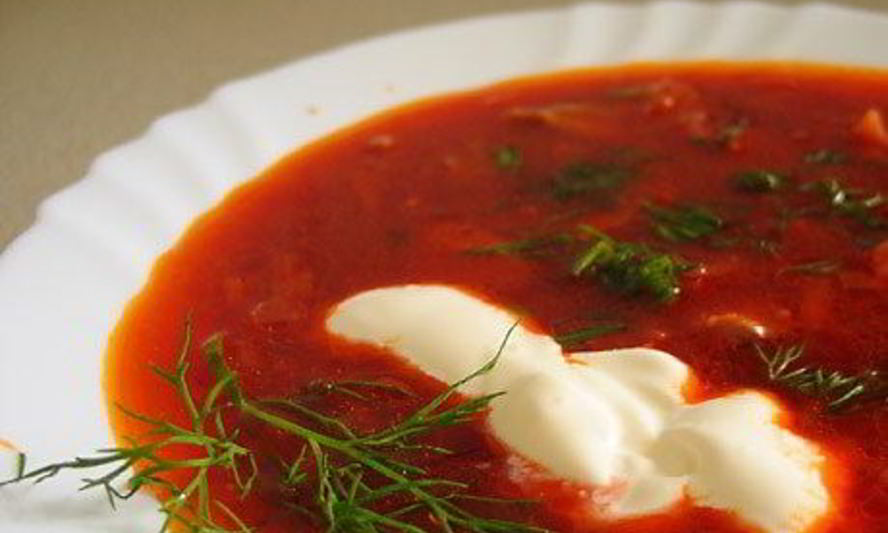 Рецепт борща со свежей капустой