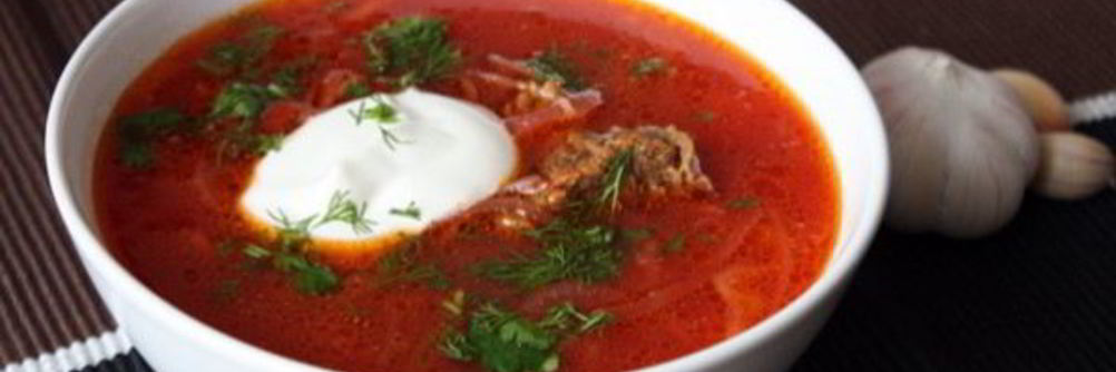 Борщ со свининой