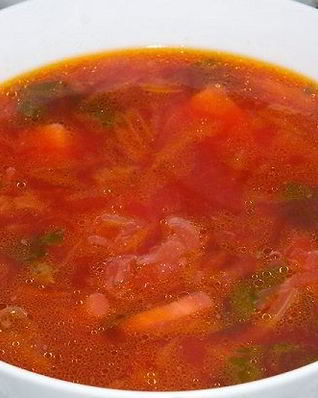 Капустный борщ