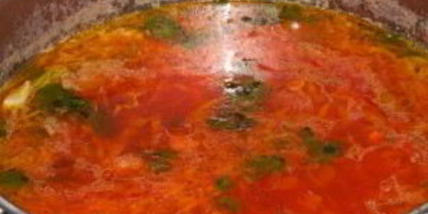 капустный борщ