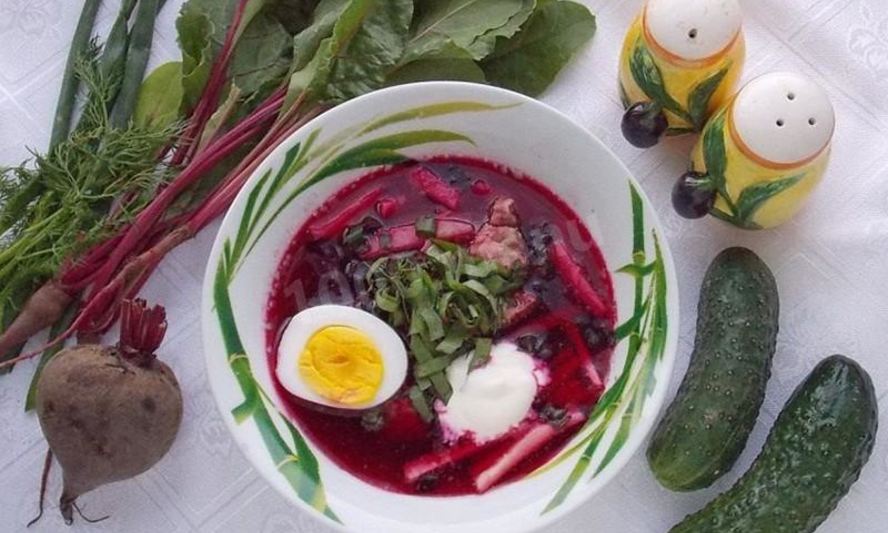 Рецепт холодного борща классического