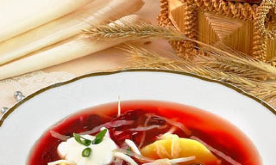 Рецепт холодного борща с фасолью