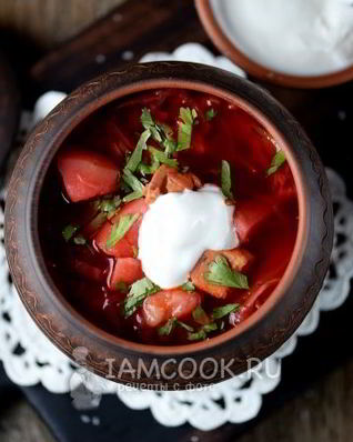 Классический Борщ с курицей