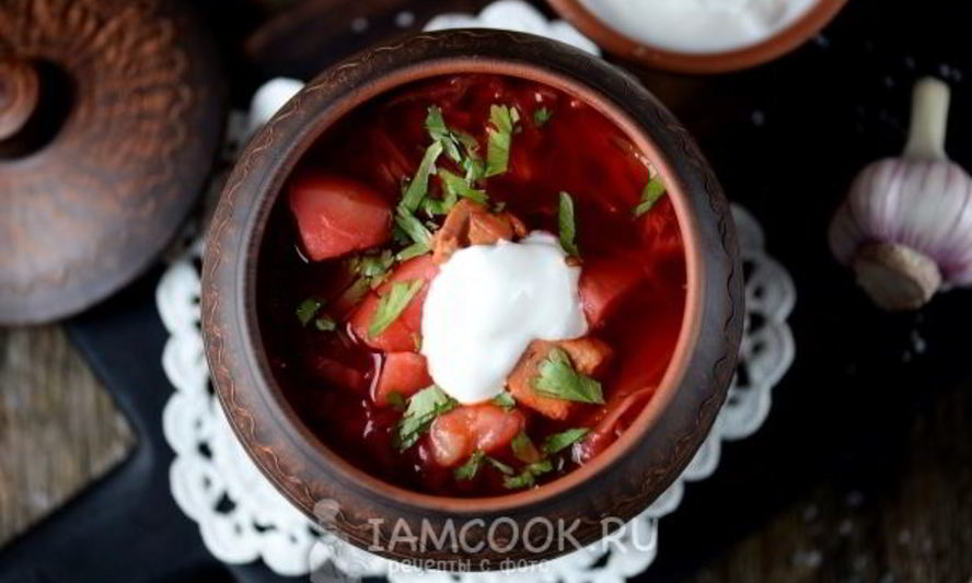 Рецепт классического борща с курицей