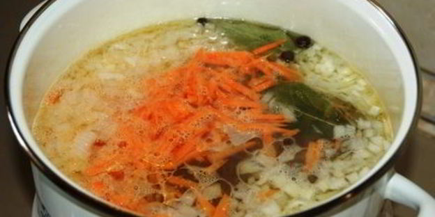 летний борщ без свеклы с помидорами