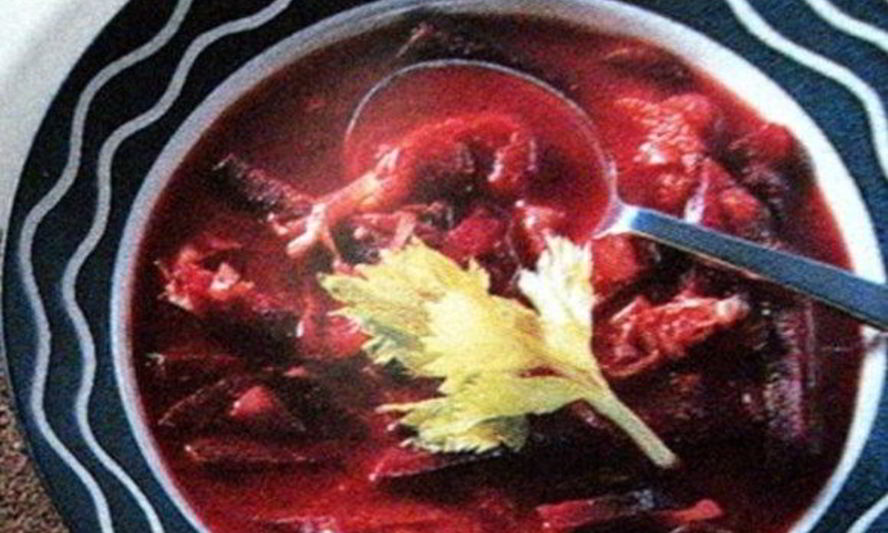 Рецепт постного борща с фасолью