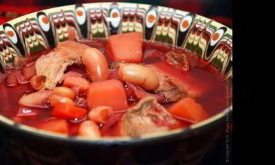 Рецепт постного борща с грибами