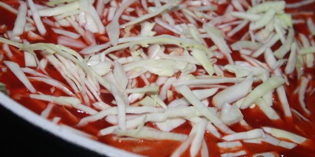 постный борщ с нутом без картофеля