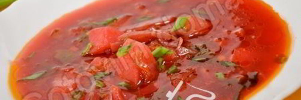 Постный борщ