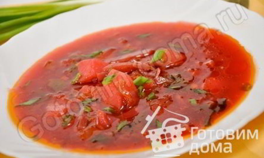 Рецепт постного борща