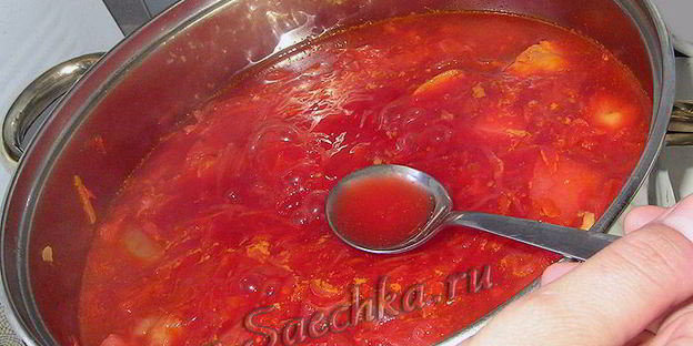 украинский борщ