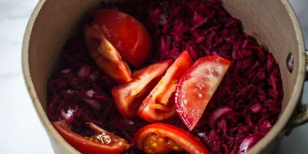 вегетарианский борщ