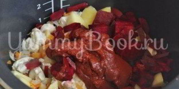 зеленый борщ в мультиварке