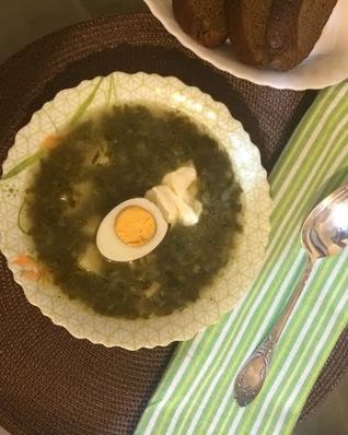 Зеленый борщ