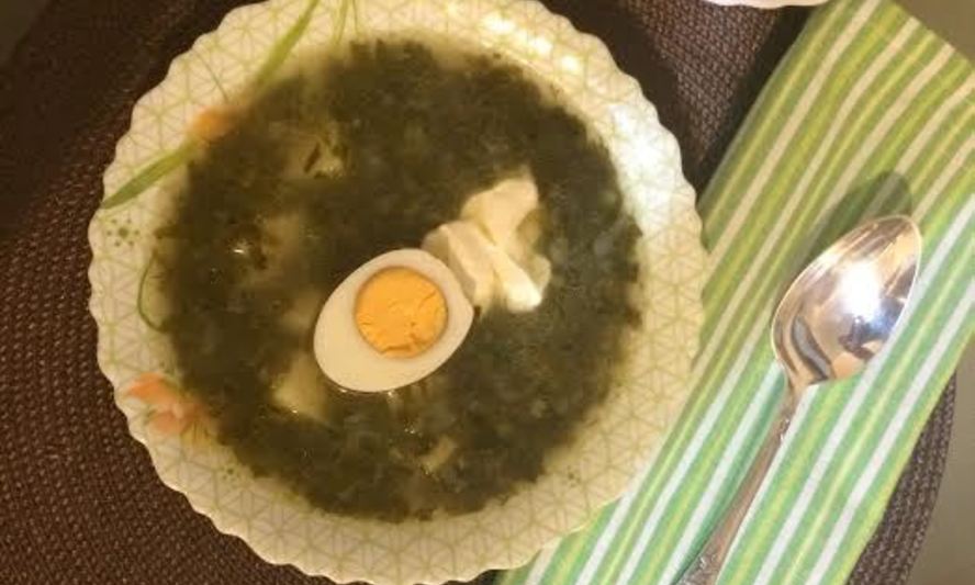 Рецепт зеленого борща