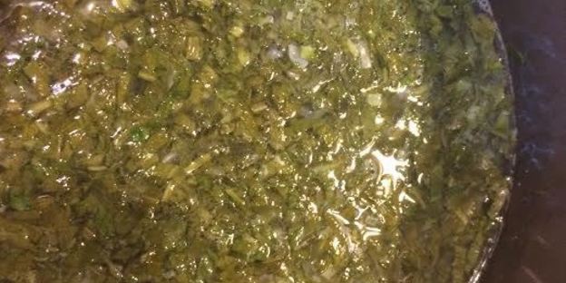 зеленый борщ