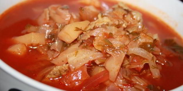 зимний борщ с летним ароматом