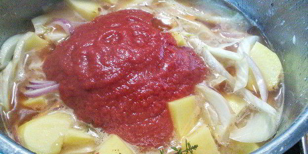 буйабес с курицей bouillabaisse de poulet