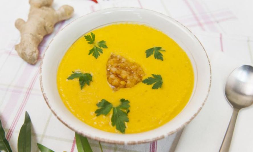 Рецепт чечевичного супа с тыквой