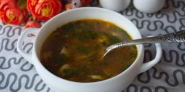 диетический грибной суп с шампиньонами