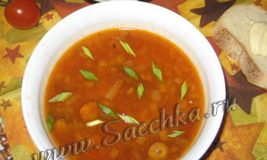 Рецепт фасолевого супа с копчеными колбасками