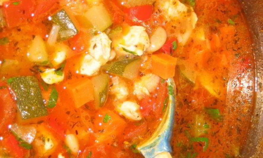 Рецепт фасолевого супчика с индейкой