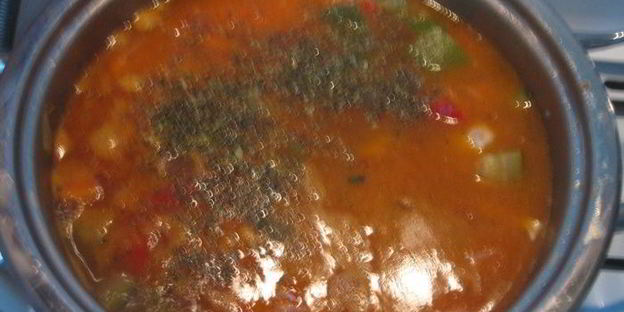 фасолевый супчик с индейкой