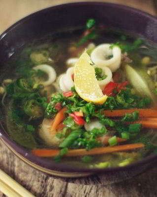 Фо с морепродуктами — вьетнамский суп