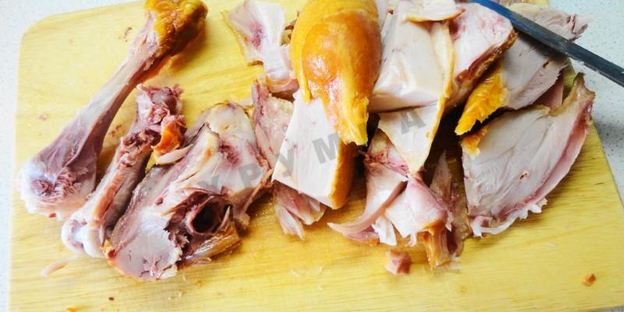 гороховый суп с копченой курицей