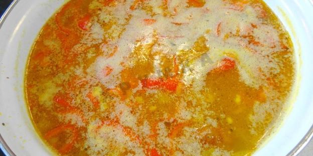 гороховый суп с копченой курицей