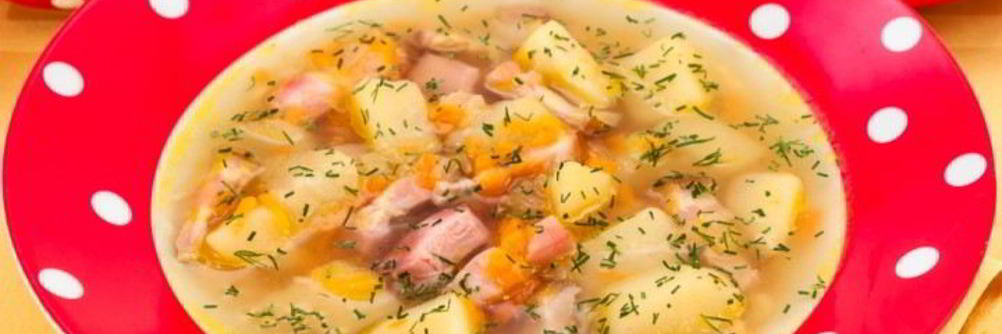 Гороховый суп с копченостями