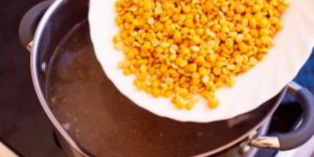 гороховый суп с копченостями