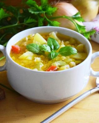 Гороховый суп с курицей