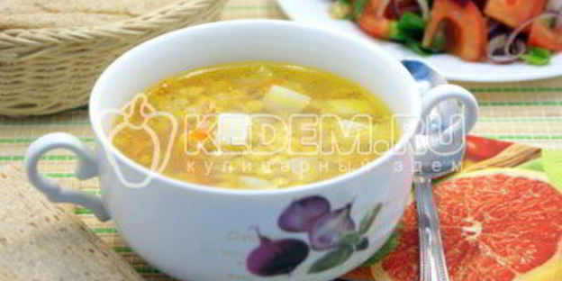 постный гороховый суп