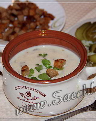 Грибной крем-суп