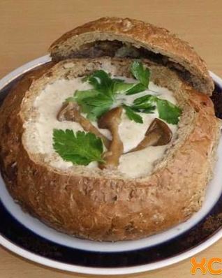 Грибной суп из опят