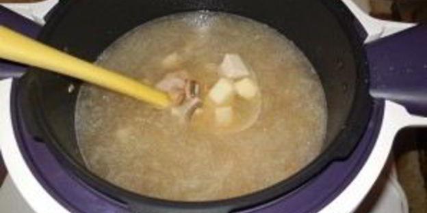 грибной суп из шампиньонов с плавленым сыром