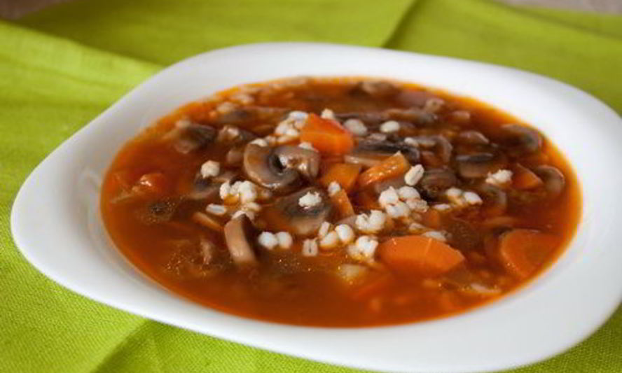 Рецепт грибного супа с перловой крупой