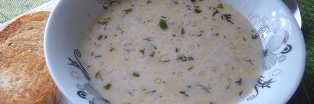 Грибной суп с сыром