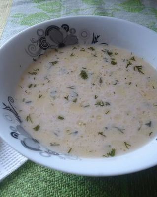 Грибной суп с сыром