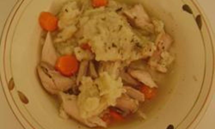 Рецепт густого куриного супа с клецками