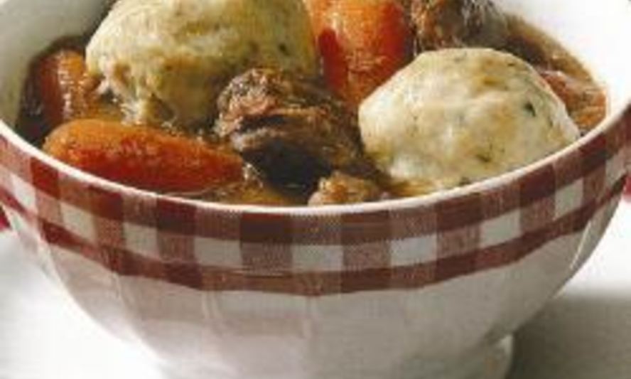 Рецепт густого супа из говядины с картофельными клецками