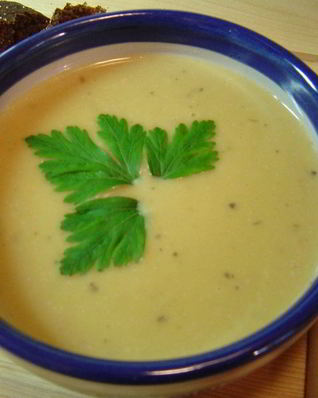 Картофельный суп с пореем